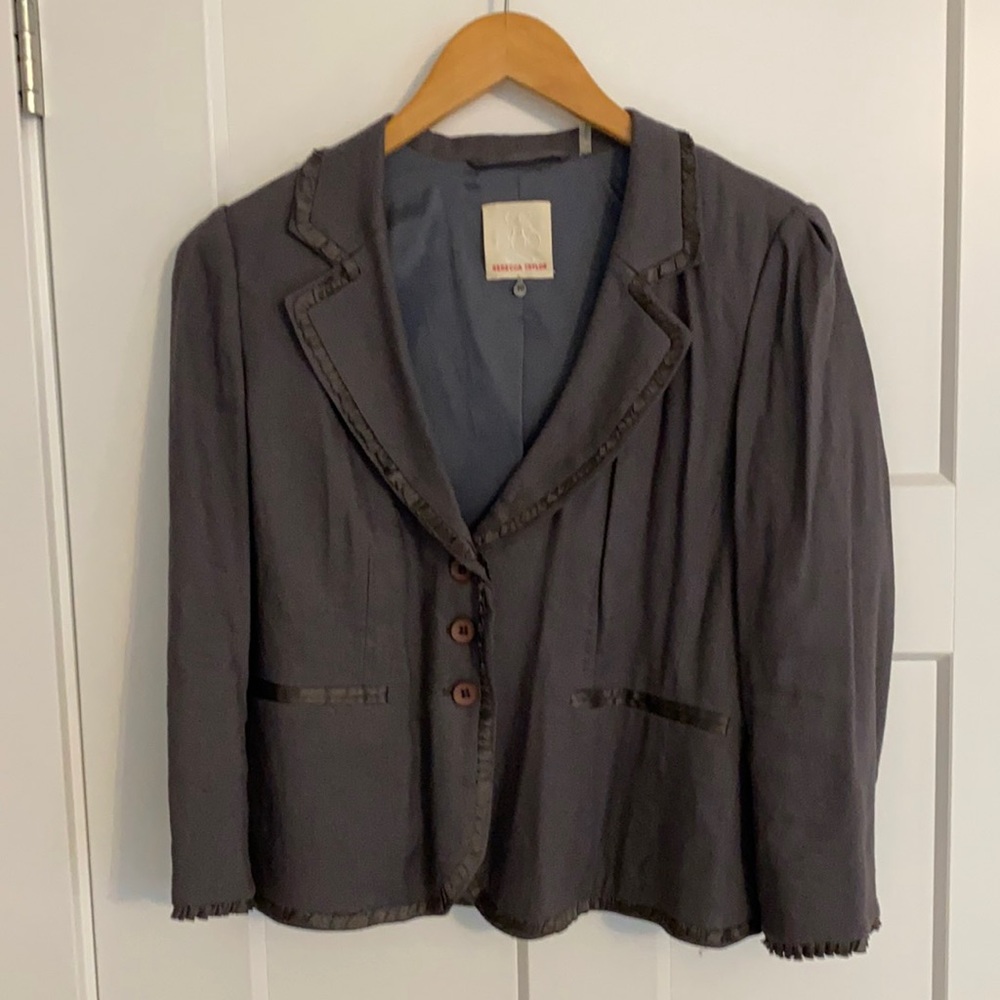 Rebecca Taylor linen suit - size 10 jacket size 12 skirt